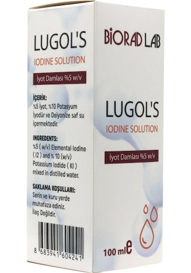 Biorad Lugol Solüsyonu 100 ML