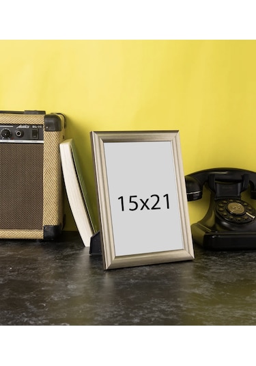 15x21 Gümüş Ayaklı Resim Fotoğraf Çerçevesi