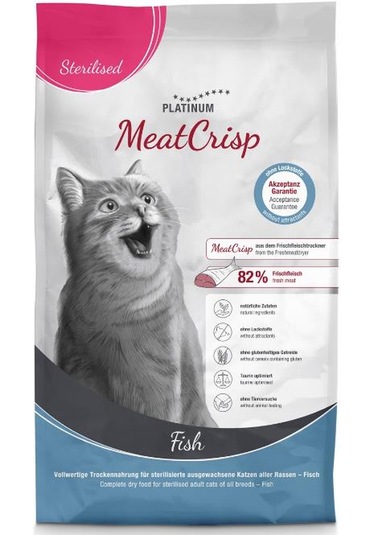 Platinum Meatcrisp Balıklı Kısır Kedi Maması 1,5 Kg