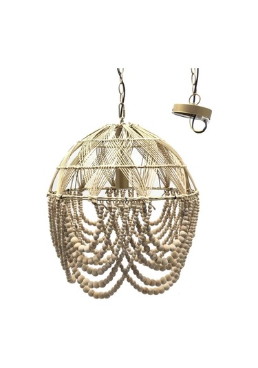 Lucea Revolta 01 Ahsap Avıze 1xe27 Çok Renkli