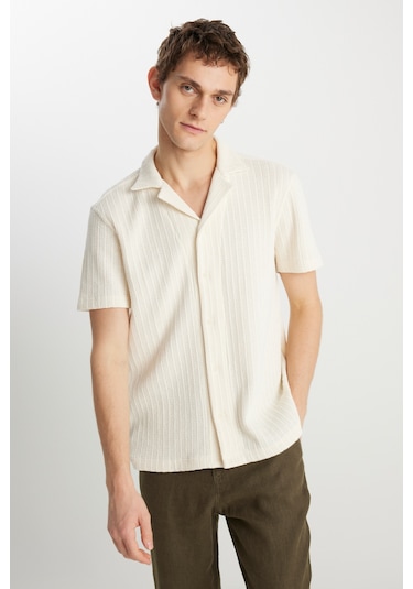 Wrangler Relaxed Fit Geniş Kesim Bej Gömlek Natural