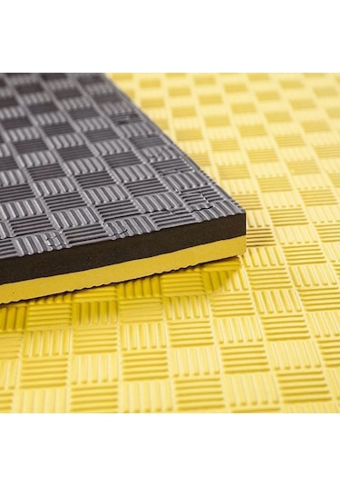 Ges Medikal Kalınlık Tatami Sarı Siyah 100 x 100 26 MM Çok Renkli