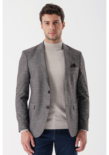 Mürdüm Desenli Armürlü Mono Yaka Çift Yırtmaç 6 Drop Slim Fit Dar Kesim Klasik Ceket 1002235133-mürdüm Mürdüm Mürdüm Desenli Armürlü Mono Yaka Çift Yırtmaç 6 Drop Slim Fit Dar Kesim Klasik Ceket 1002235133-mürdüm Mürdüm