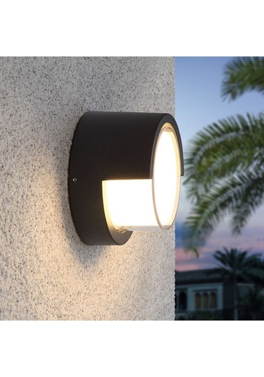 12 Watt, 4200k Led Bahçe Armatürü, Bahçe Duvar Aplik, Led Aplik, Kapı Girişi, Villa Dış Cephe Apliği Diğer