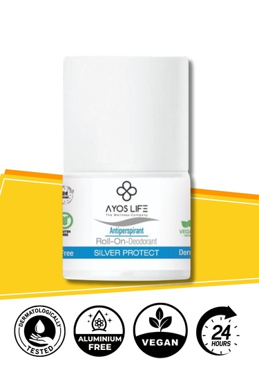 Ayos Life Silver Protect Ter Önleyici ve Beyazlatıcı Roll-On Deodorant 50 ML