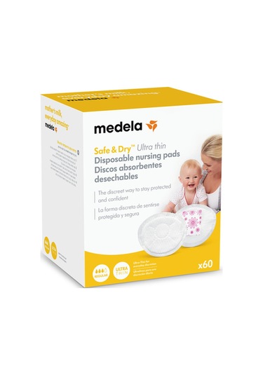 Medela Safe & Dry Tek Kullanımlık Göğüs Pedleri 60 Adet