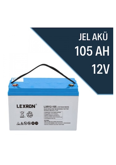 Lexron 12v/105ah Jel Akü Deep Cycle