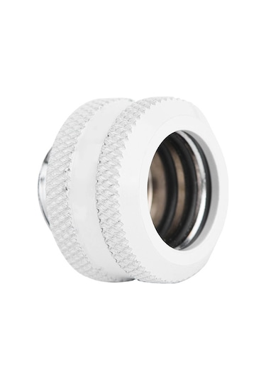 Kangvka Bilgisayar Su Soğutma Katı Boru Hızlı Bağlayıcı 16mm Çap , Bakır Malzeme, Üç Katlı Dichtaj, Ygkn-c16mm Modeli Beyaz, 4 Adet