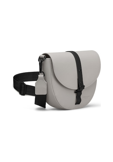 Gaston Luga Spläsh Moon Crossbody Omuz Çantası - Taupe GRİ