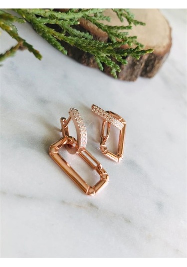 İç İçe Geçmeli Sallantılı Küpe