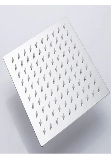 Tepe Duş Başlığı Kare 25 25 Paslanmaz Inox 304 Çelik Metal Kireç Önleyici Diğer