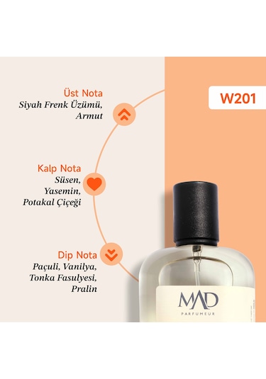Mad W201 Selective Kadın Parfüm EDP 50 ML