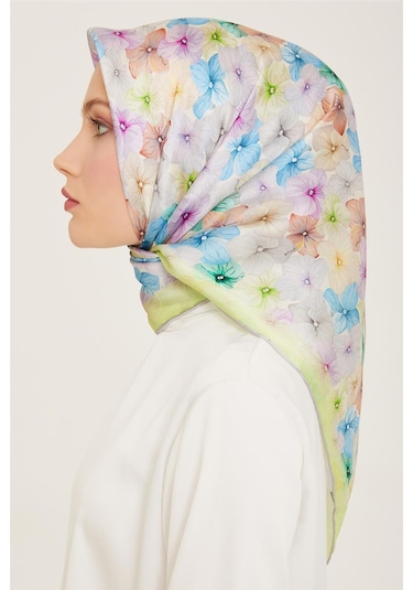 Armine Sura İpek Eşarp 24ya9108 82 - Desenli