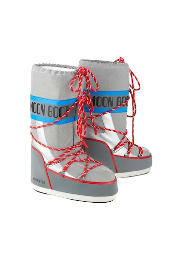 Hf04 Silver Blue Red Bot Kadın 80d1403030-hf04 Moon Boot Icon Space Racing Silver/blue/red Çok Renkli