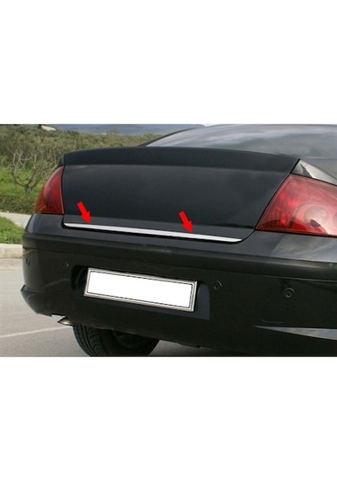 Peugeot 407 Formlu Krom Bagaj Alt Çıtası Paslanmaz Çelik N11.4738