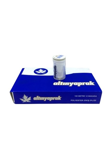 12 Parça Beyaz 100 Mt Dikiş İplik 5365