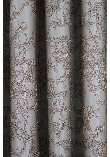 Jakar Fonluk Sahil Desen 1/3 Sıklık Korniş İçin Tek Kanat Kahverengi