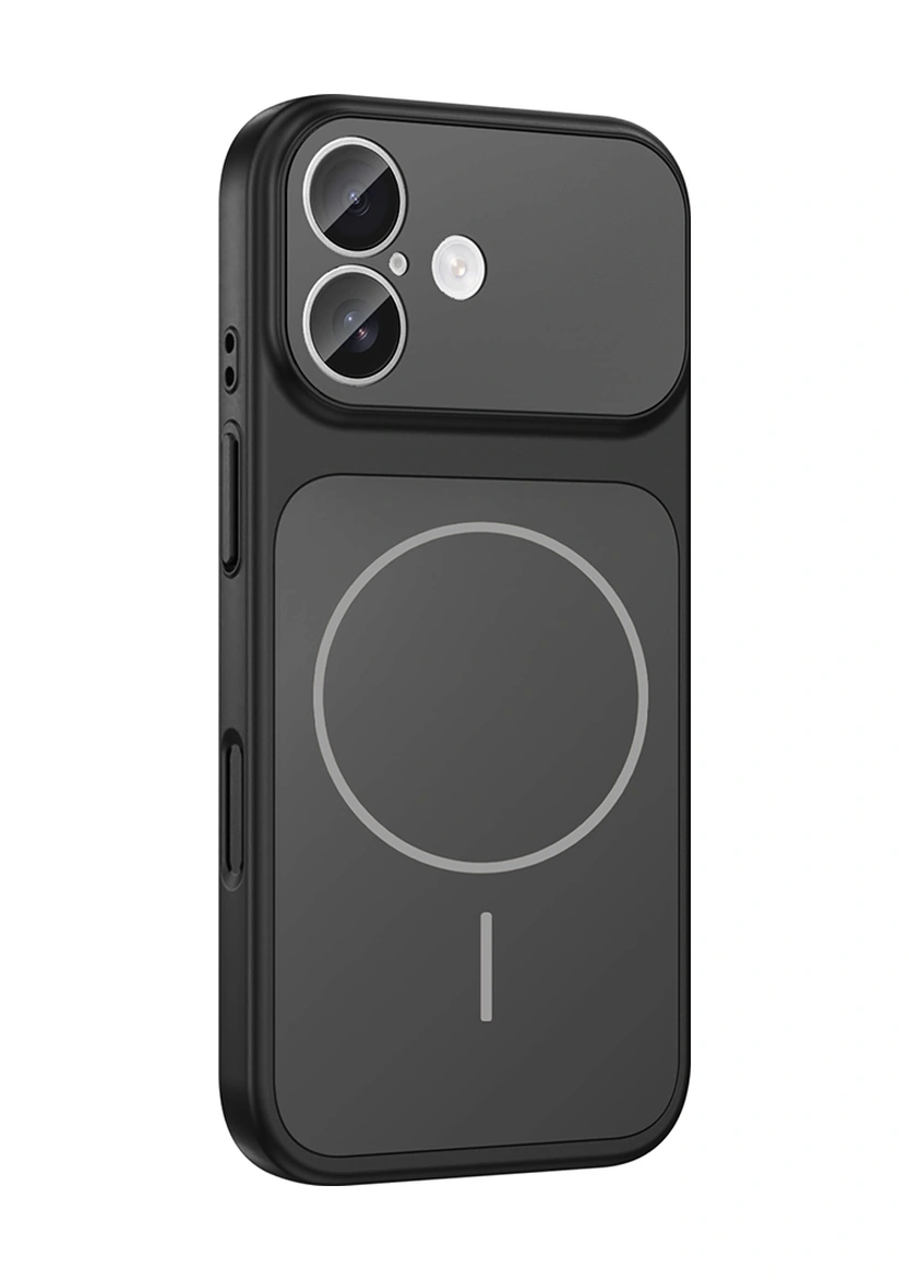 İphone 16 Kılıf M-safe Şarj Özellikli Kamera Korumalı Formen Kılıf Siyah