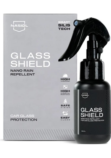 Nasiol Glasshield Nano Yağmur Kaydırıcı-cam Yüzey Seramik Kaplama Spreyi