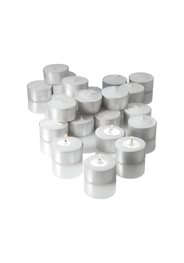 Tealight Mum 50 Li 4 Saat Yanan Buhurdanlık Parti Ve Özel Günler Için