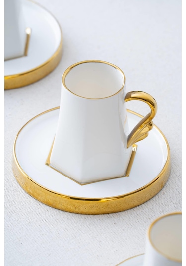 Mars 6 Kişilik Kahve Fincanı Takımı - 90 Ml