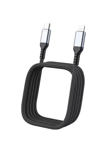 Go-des Gd-uc639 Type-c To Lightning Pd Hızlı Şarj Kablosu 27w 3m Siyah Siyah