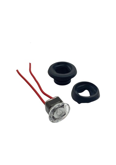 Frıstom 12v-24v Göz-ayna Altı-gündüz Sürüş Lambası Led Kırmızı Çap:20 Mm E9