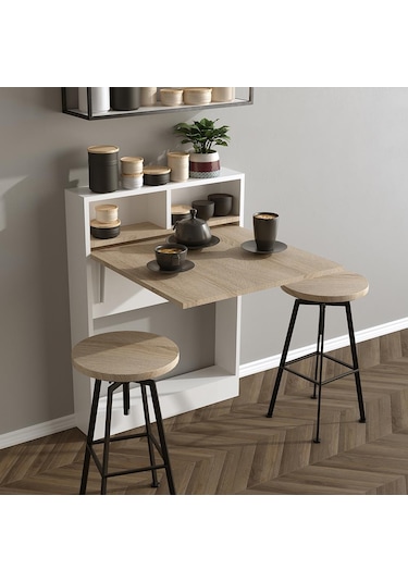 Decormet Bracked Çok Fonksiyonlu Masa Patara Çok Renkli