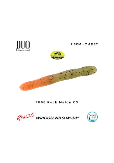 Duo Realis Wriggle Nd Slim 3" 7.5cm 7 Adet F068 Rock Melon Cs