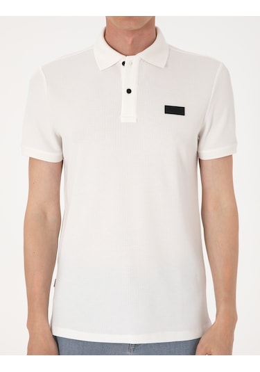 Pierre Cardin Erkek Beyaz Tişört 50309959-vr013 Beyaz