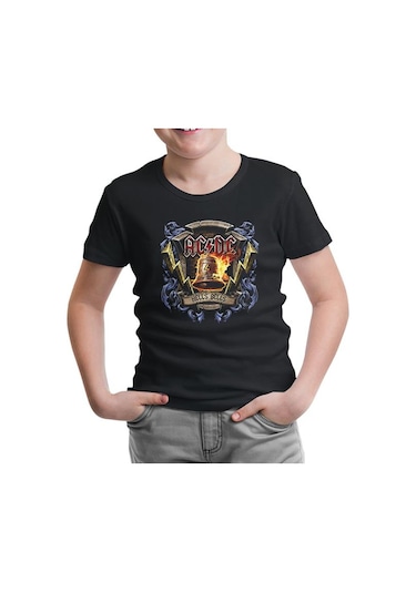 Lord Tshirt Ac Dc Hells Bells Siyah Çocuk Tshirt