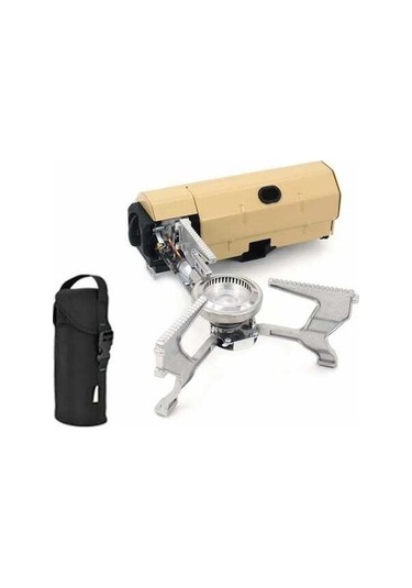 Ebitda Taşınabilir Kamp Soba Brülör Açık Piknik Pişirme Katlanır Gaz Sobası 001 Altın