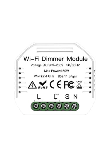 H31818-2 90-250 V Wifi Sönük Modülü Dimmer Anahtarı Akıllı Işık