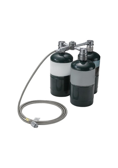 Dolıty Propan Adaptörü Hortum Bağlantısı Evrensel 2 Metre Gri