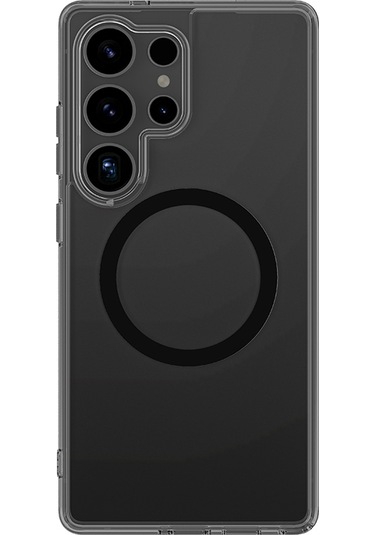 Galaxy Uyumlu S25 Ultra Kılıf Magsafe Uyumlu Amazingthing Minimal Serisi Kapak Titanyum-siyah