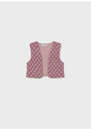 Mayoral Pembe Kız Bebek 3 Parça Yelekli Takım 2593 Pembe