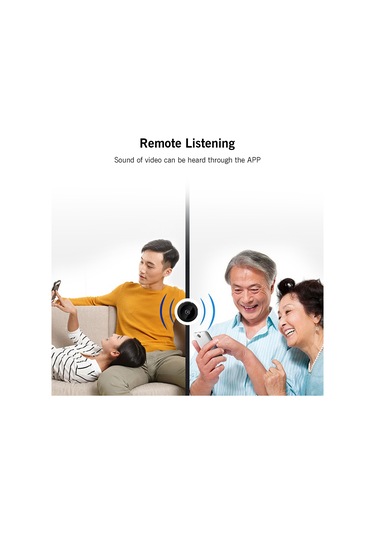 Lemestar Siyah Mini Wifi Güvenlik Kamerası 1080p Hd - 150 Geniş Açı, İkizli Göz Gece Görüşü, Hareket Algılama, 128gb Ekstra Bellek, Manyetik Montaj Siyah