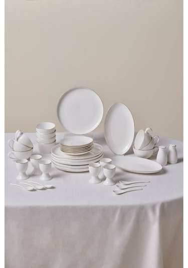 Karaca  Elegance Bone Favaro 38 Parça 6 Kişilik Kahvaltı Takımı Gold