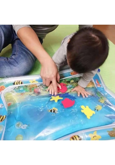 Bebek Su Oyun Matı ve Bebekler için Eğlenceli Su Oyun Matı