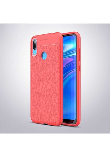 Huawei Y7 Prime 2019 Kilif Deri Tarzi Niss Silikon Case 357682757