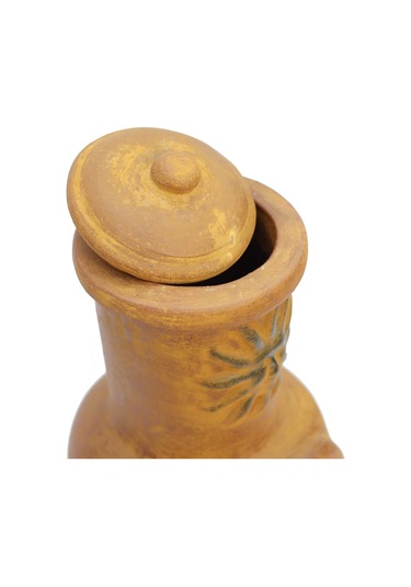 Güneş Motifli Küçük Chimenea Sarı