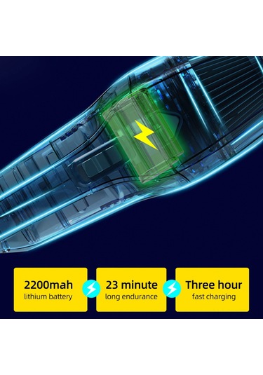 Yifomall 7000pa Güçlü Emişli Kablosuz Taşınabilir El Süpürgesi, 120w, 2200mah Şarj Edilebilir, Islak-kuru Temizleme, Hafif Ve Kompakt