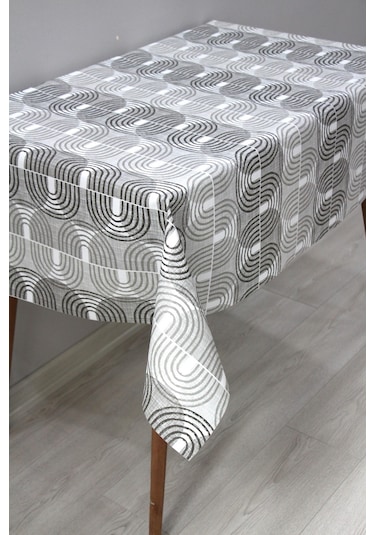 Astarlı Silinebilir Pvc Muşamba Masa Örtüsü 206-a-gri