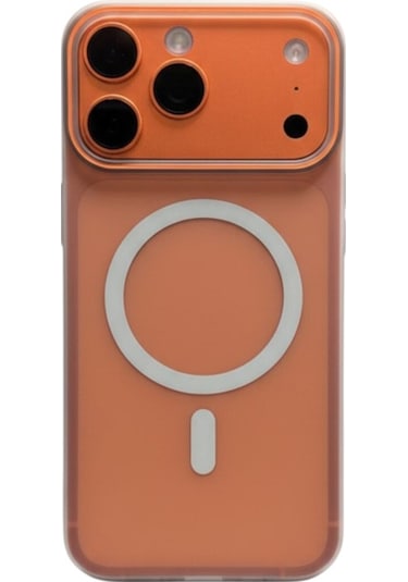 Apple Uyumlu iPhone 17 Pro Max Uyumlu Şeffaf Magsafe Kılıf