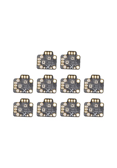 Konesam Ps4/ps5/xbox Kontrolör Joystick Sürüklenme Tamir Modülü - 3d Joytick Drift Tamiri Ve Kalibrasyon Plakası Siyah 10 Adet