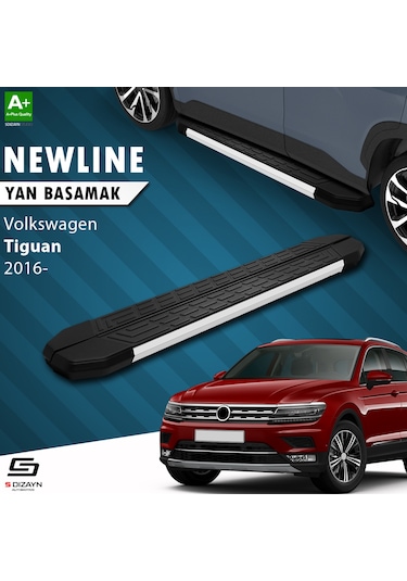 S-dizayn Vw Tiguan 2 Newline Aluminyum Yan Basamak 179 Cm 2016 Üz