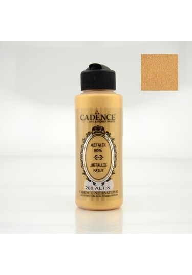 Cadence Metalik Boya - 200 Altın 120 Ml