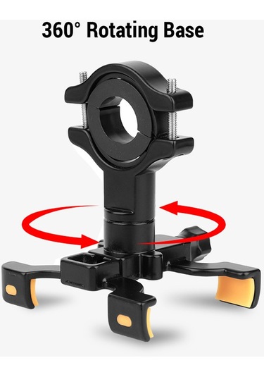 Bengguo-teleskopik Telefon Montajlı Bisiklet Telefon Tutucu Y29308-c Siyah