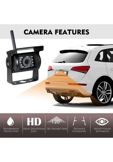 Novahub Araba Dikiz Kamera, Gece Görüş, Park Rehberi, Geniş Açı, Su Geçirmez, Tüm Araçlar