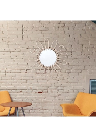 Pazly Yatak Suntek Oturma Odası Odası Için Dekoratif Daire 31cm Wx Bej